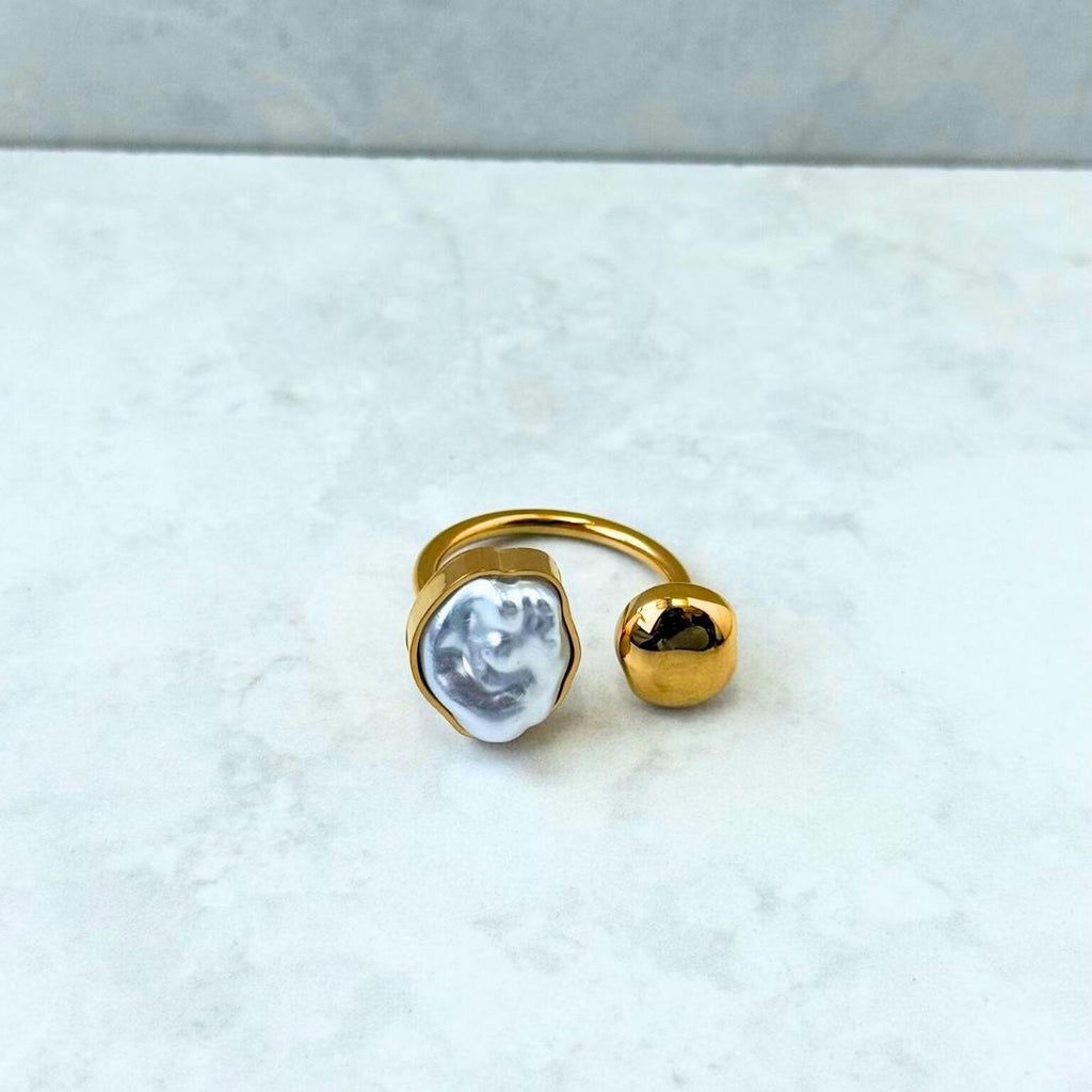 Toi et Moi Pearl Ring