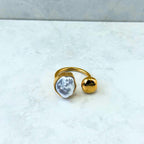 Toi et Moi Pearl Ring