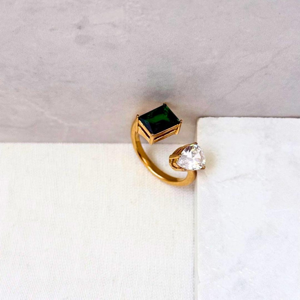 Toi et Moi Birthstone Ring