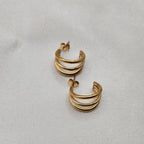 Sculptural Statement Hoop Earrings