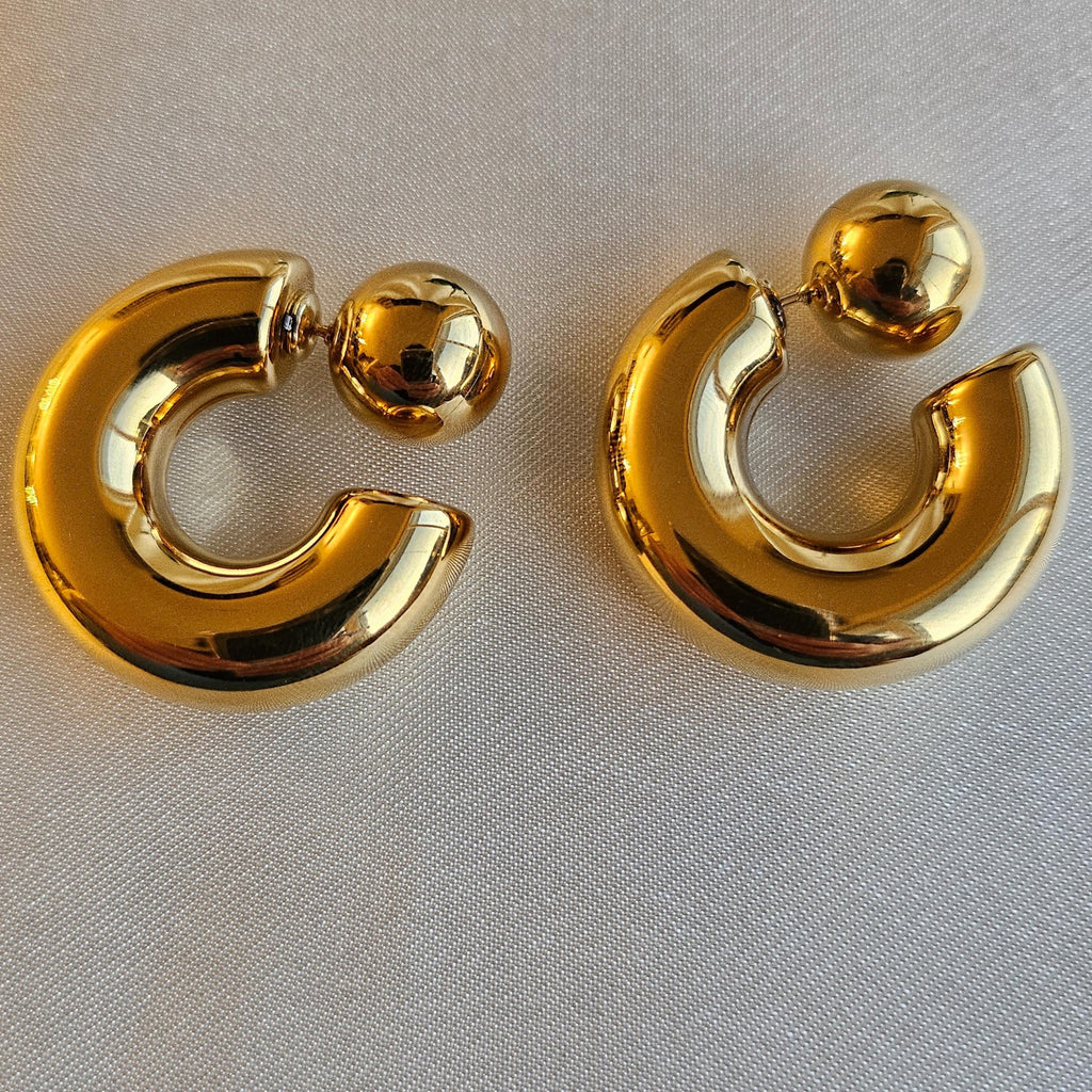 Sculpt Curve Hoop Earrings