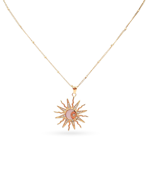 Boho Chic Sunflower Necklace