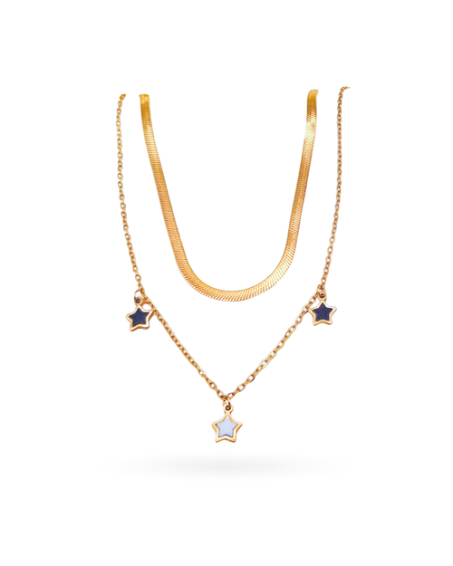 Celestial Star Necklace & Bracelet Set
