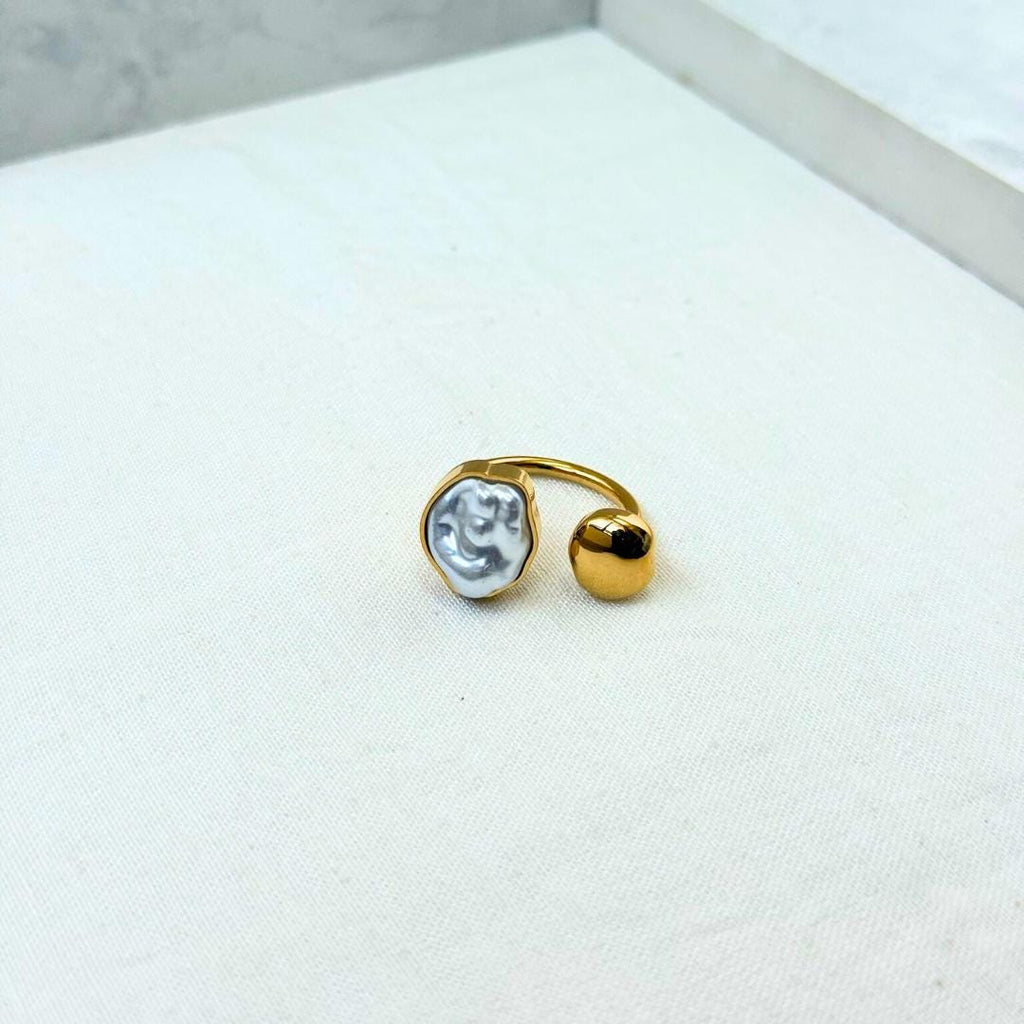 Toi et Moi Pearl Ring