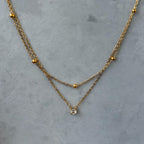 Dainty Cubic Zirconia Pendant Necklace