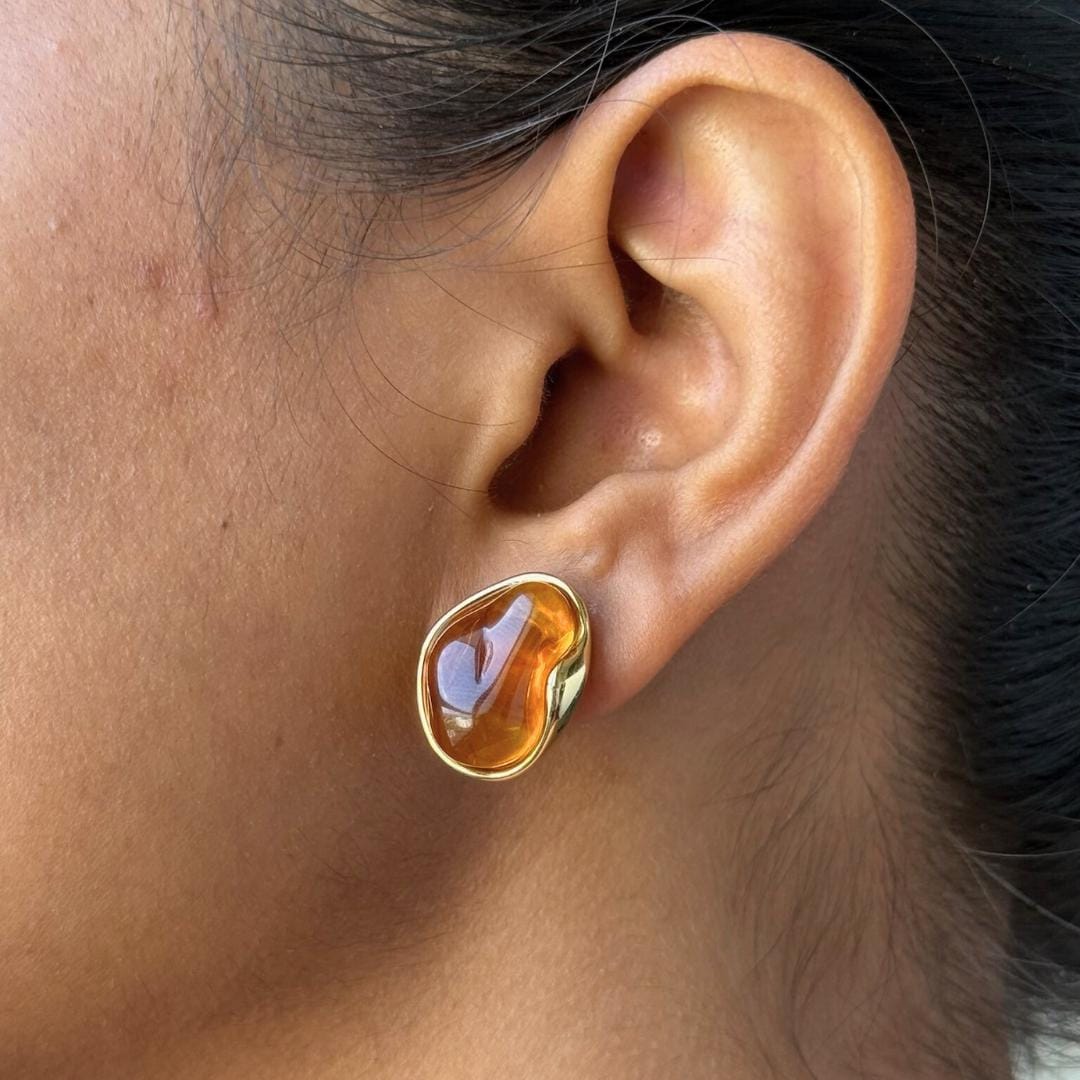 Tiger Eye Drop Earrings
