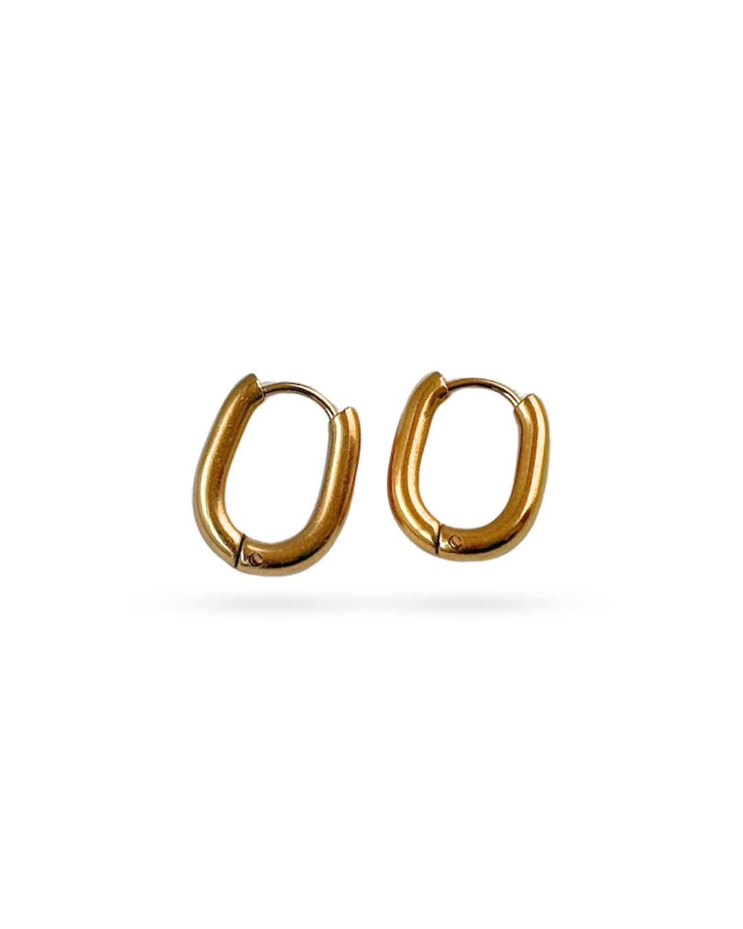 U Shape Retro Huggie Earrings
