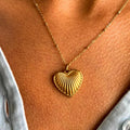 Vintage Luxury Heart Pendant Necklace