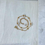 Pearl Flower Bracelet & Necklace Set