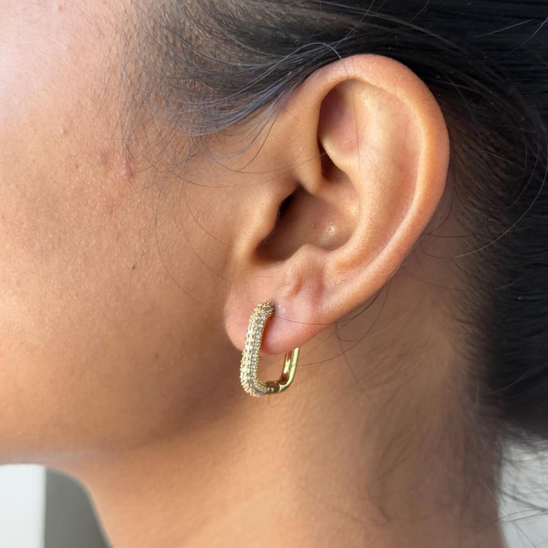 Glow Huggie Earrings