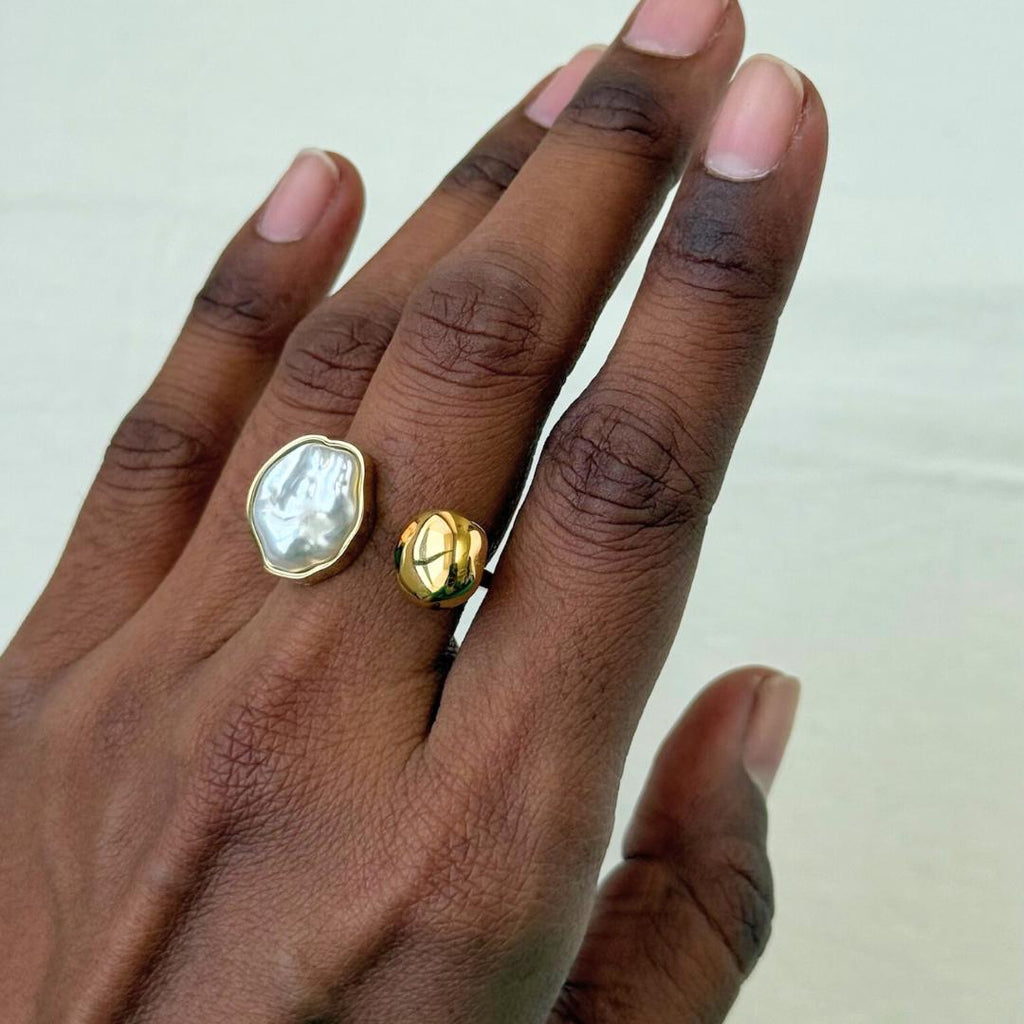 Toi et Moi Pearl Ring