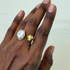 Toi et Moi Pearl Ring