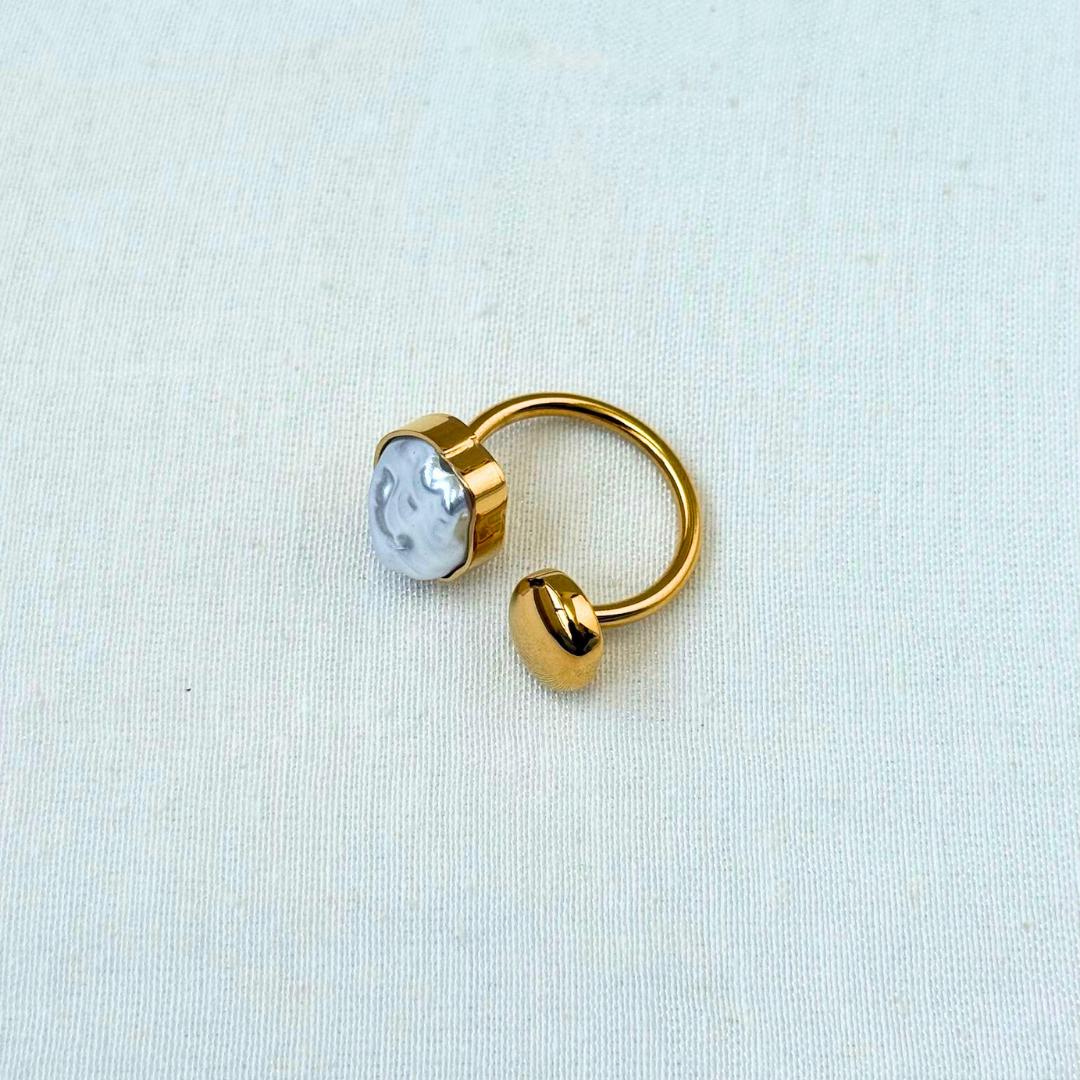 Toi et Moi Pearl Ring