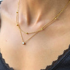 Dainty Cubic Zirconia Pendant Necklace