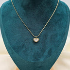 Shell Heart Pendant Necklace