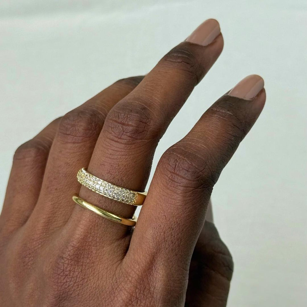 Minimalist Gold Stacking Rings