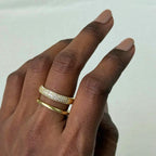 Minimalist Gold Stacking Rings
