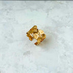 Ginkgo Leaf Gold Ring