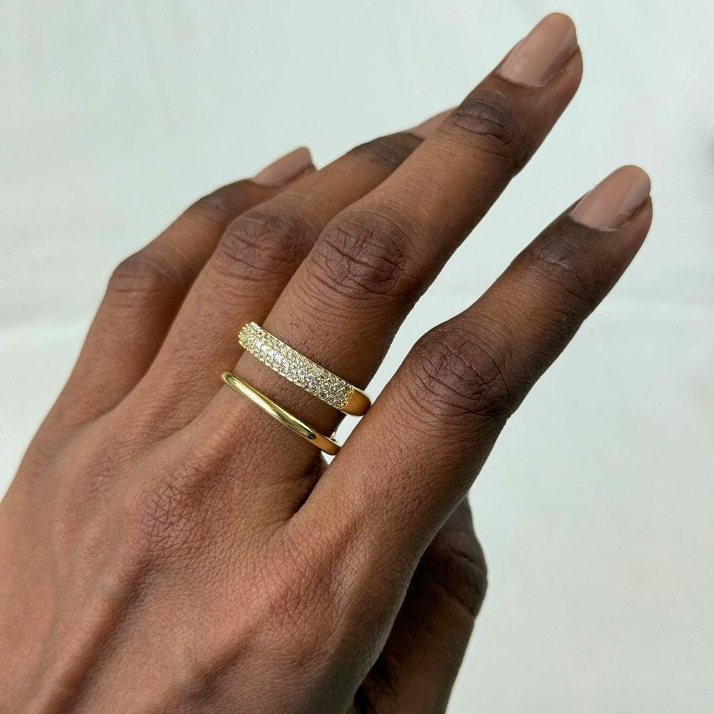 Minimalist Gold Stacking Rings