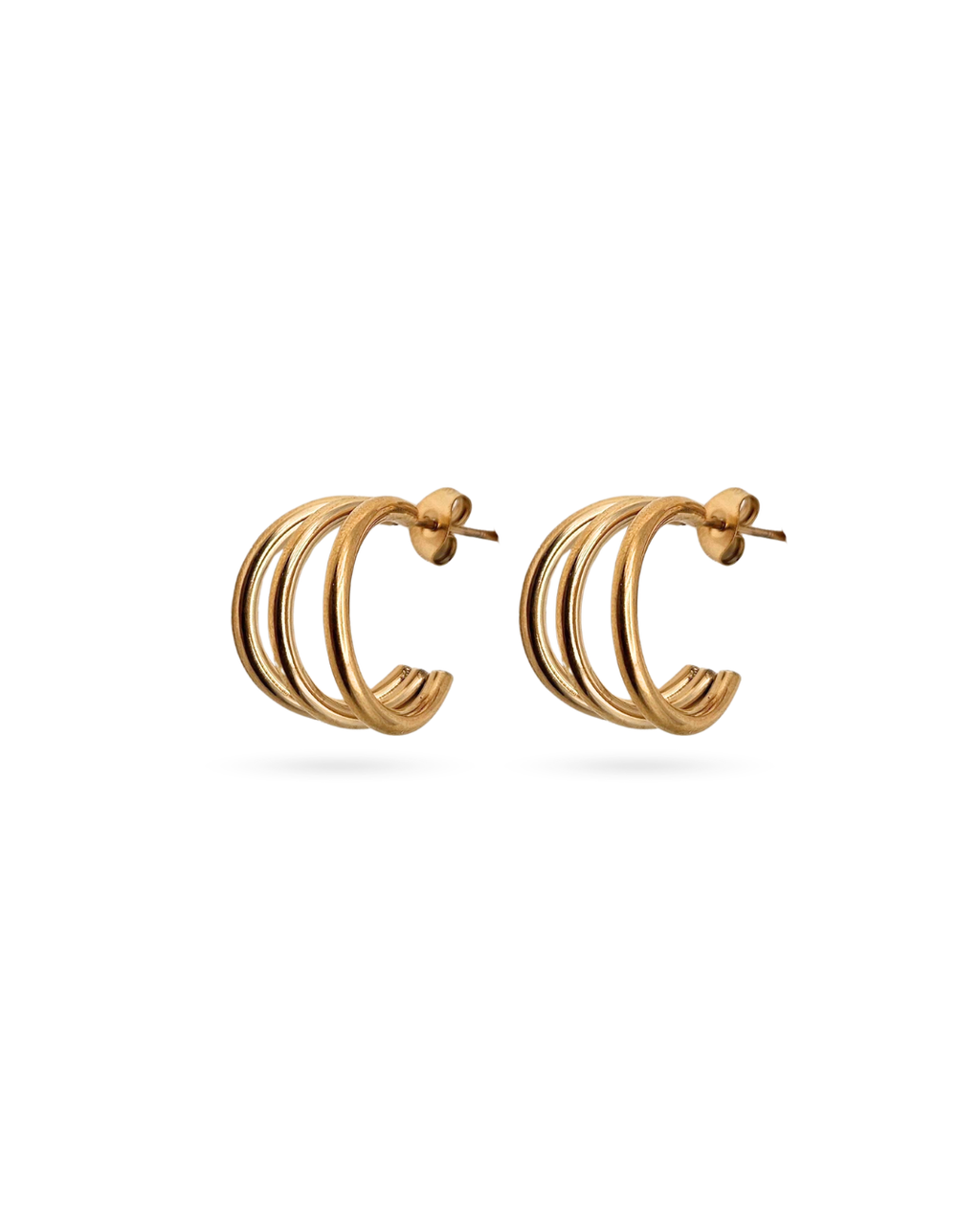 Sculptural Statement Hoop Earrings
