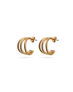 Sculptural Statement Hoop Earrings