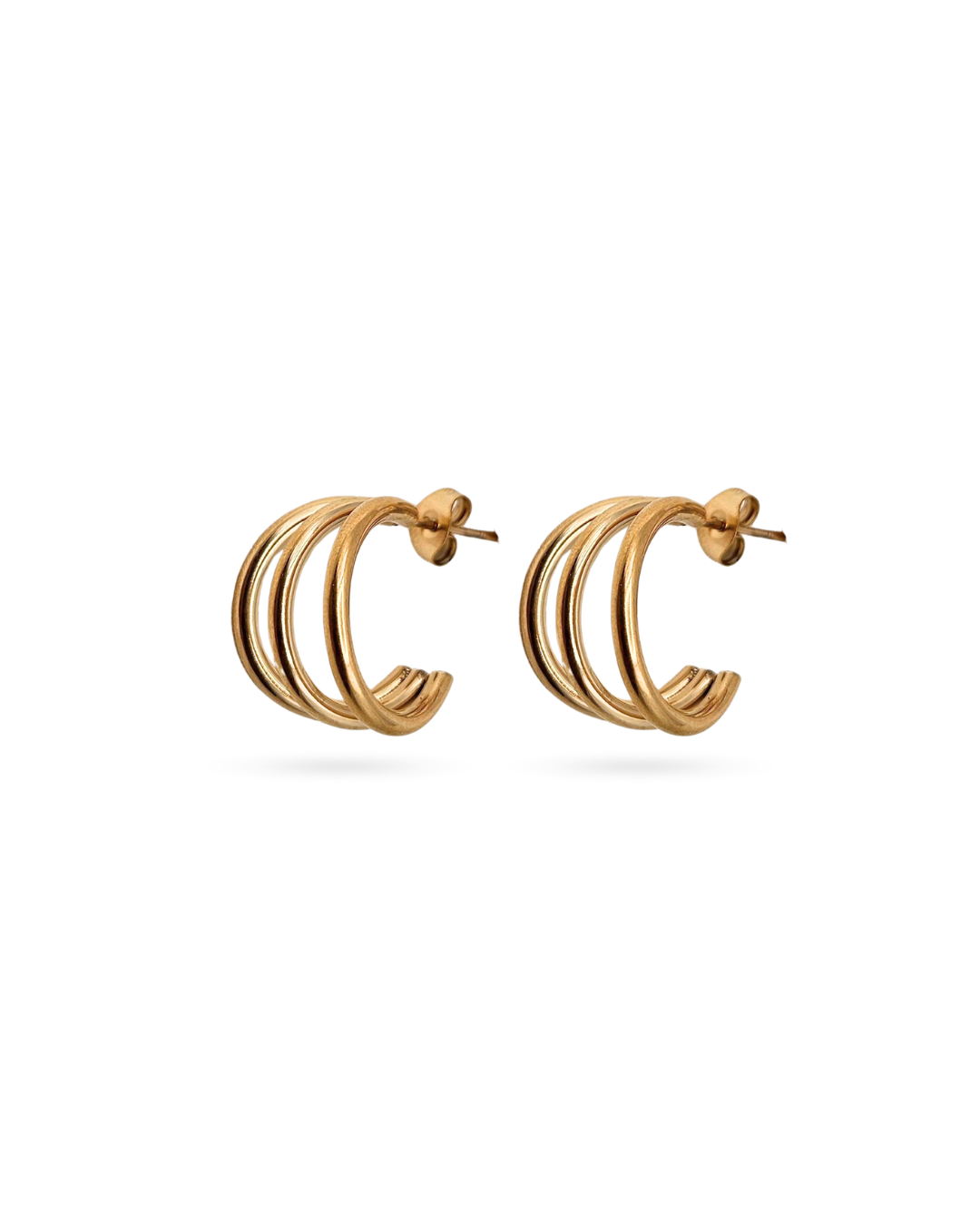Sculptural Statement Hoop Earrings