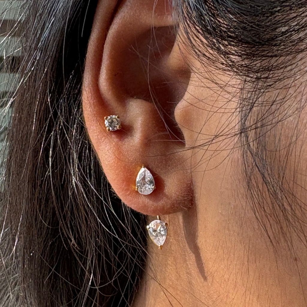 Waterdrop Zircon Earrings