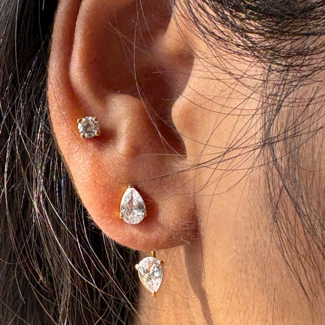 Waterdrop Zircon Earrings