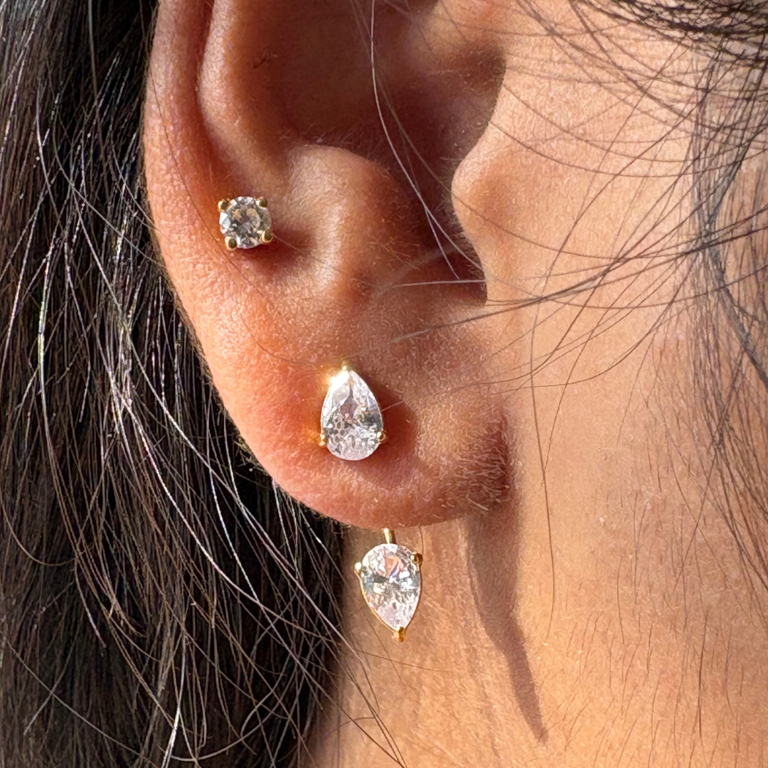 Waterdrop Zircon Earrings