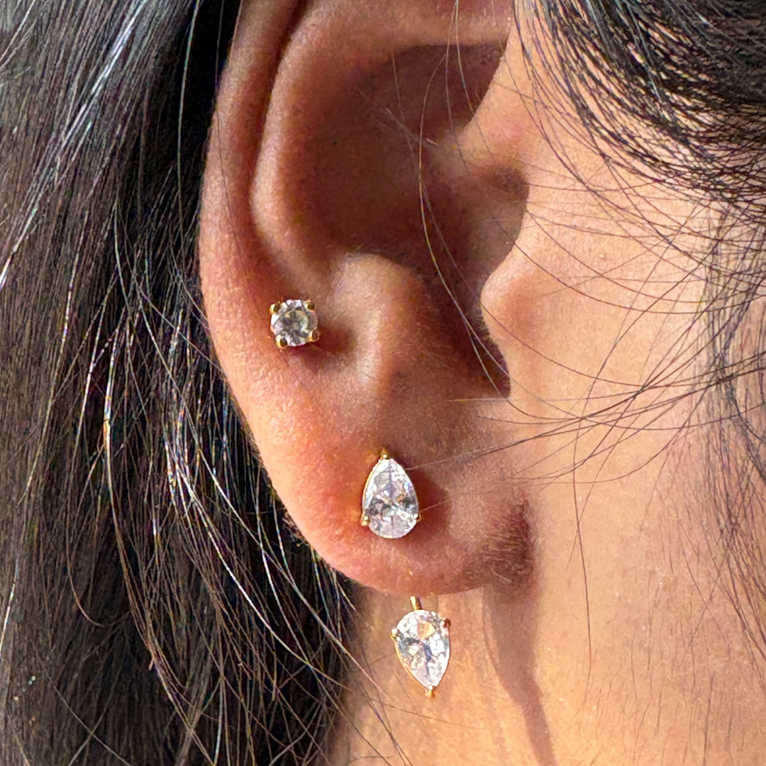 Waterdrop Zircon Earrings
