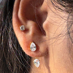 Waterdrop Zircon Earrings