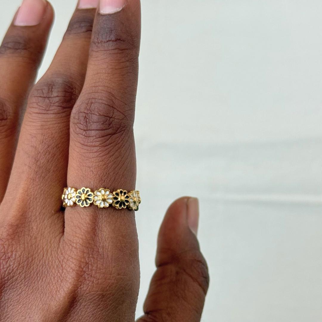 Sculptural Flower Ring