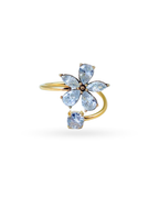 Floral Crystal Ring