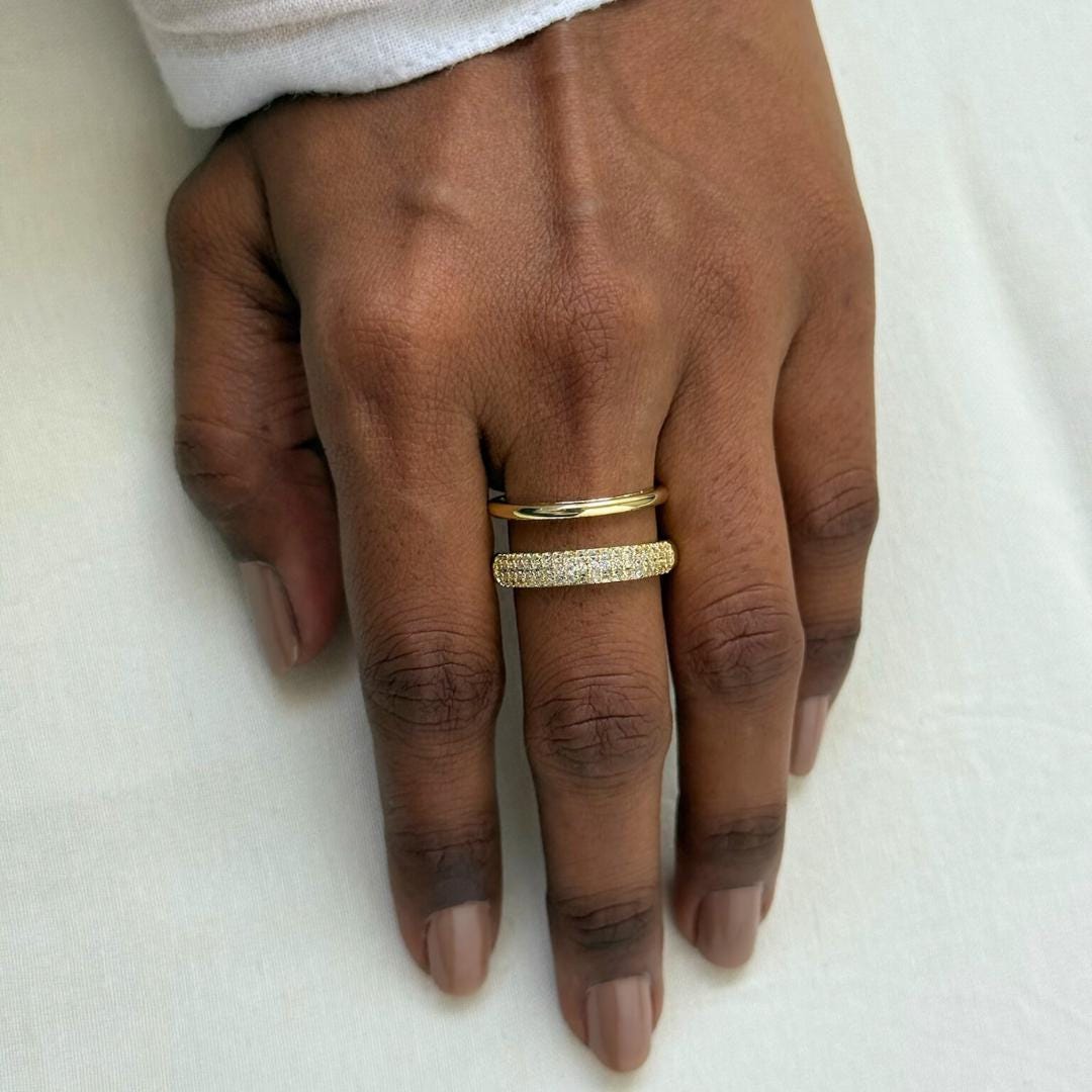 Minimalist Gold Stacking Rings