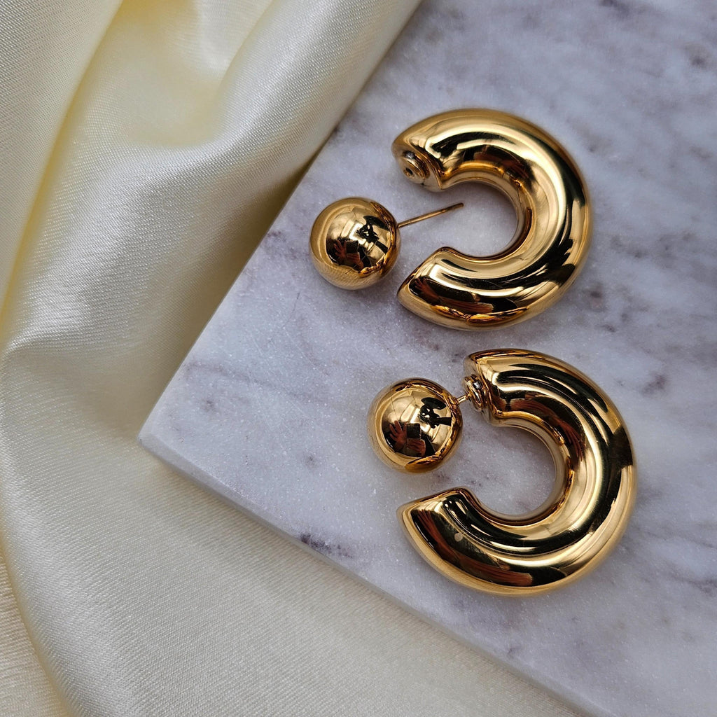 Sculpt Curve Hoop Earrings