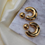 Sculpt Curve Hoop Earrings