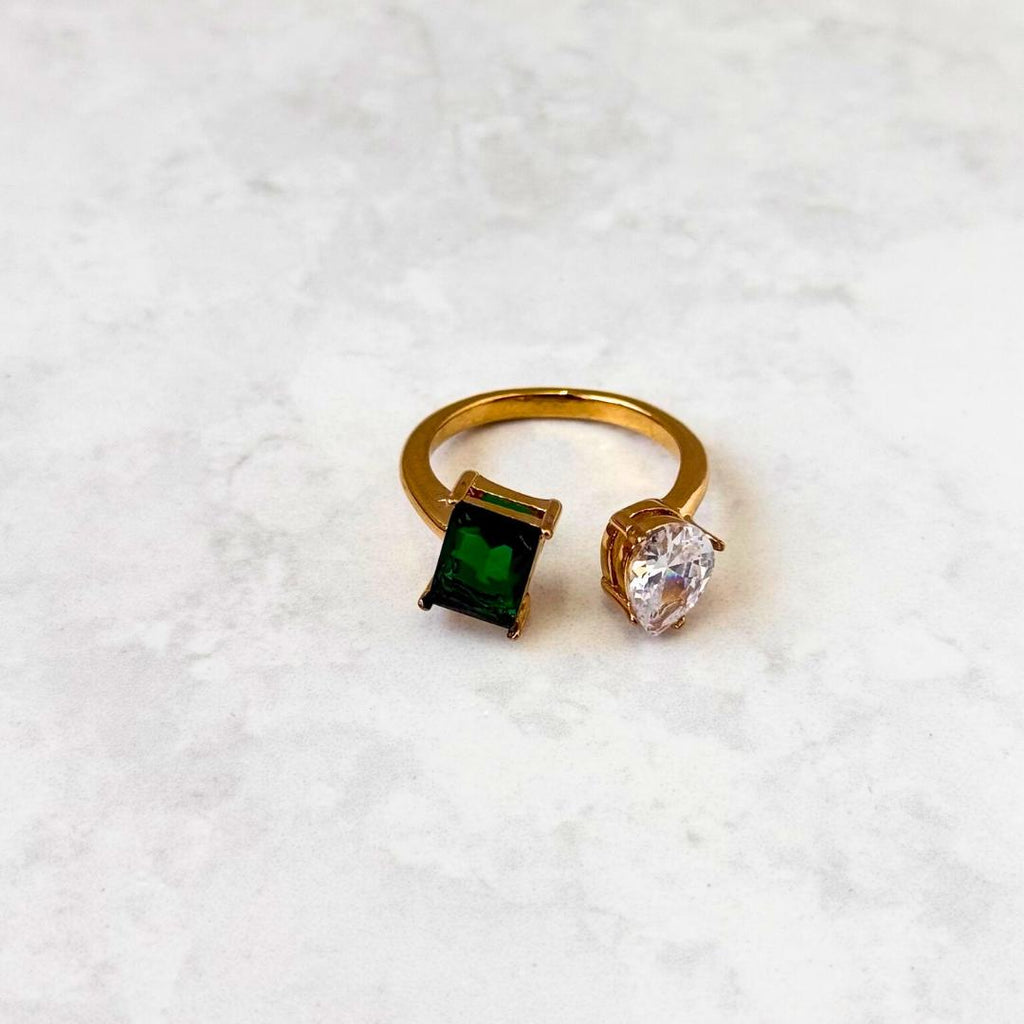 Toi et Moi Birthstone Ring