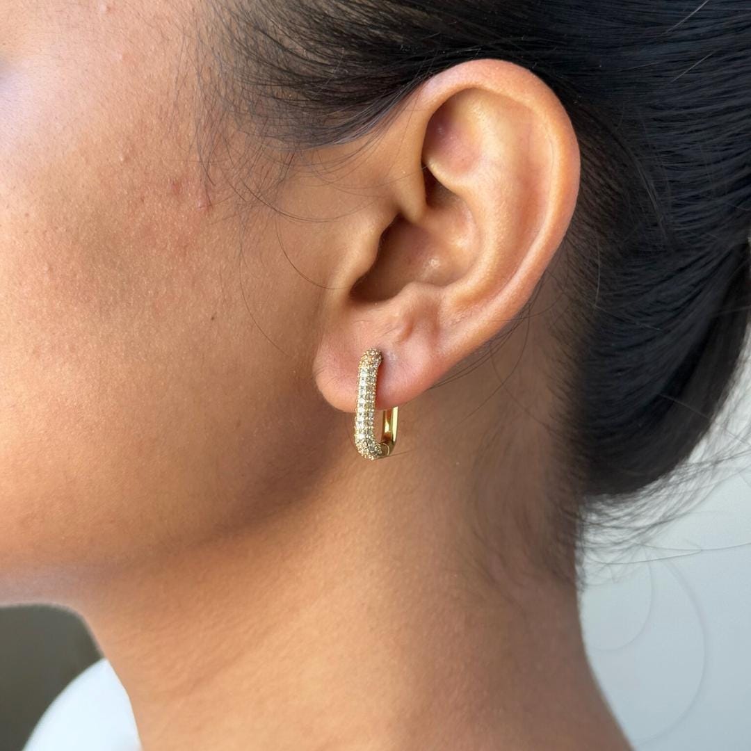 Glow Huggie Earrings