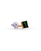 Toi et Moi Birthstone Ring