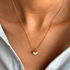 Shell Heart Pendant Necklace