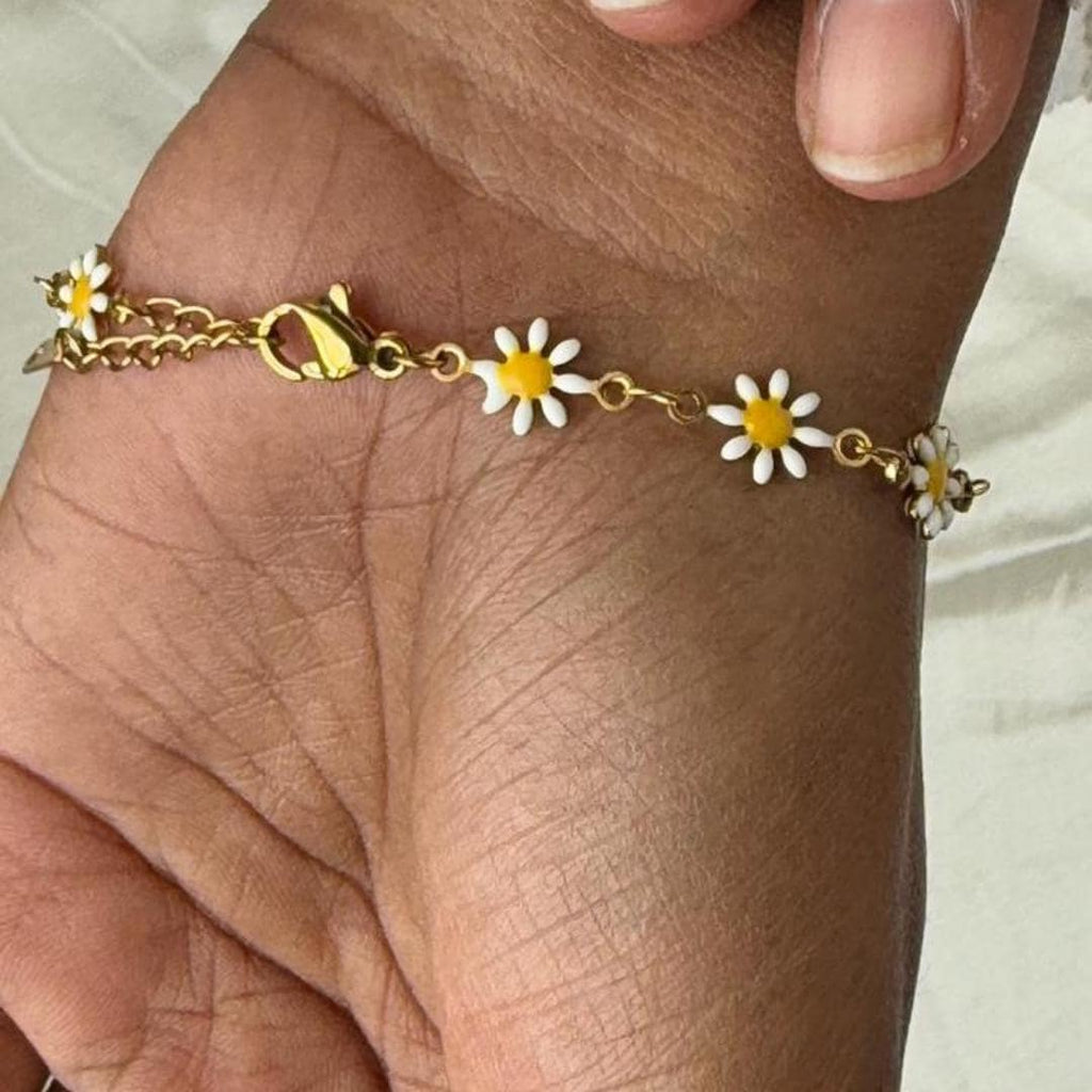 Daisy Necklace & Bracelet Set