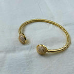 Open Cuff Gold Bangle