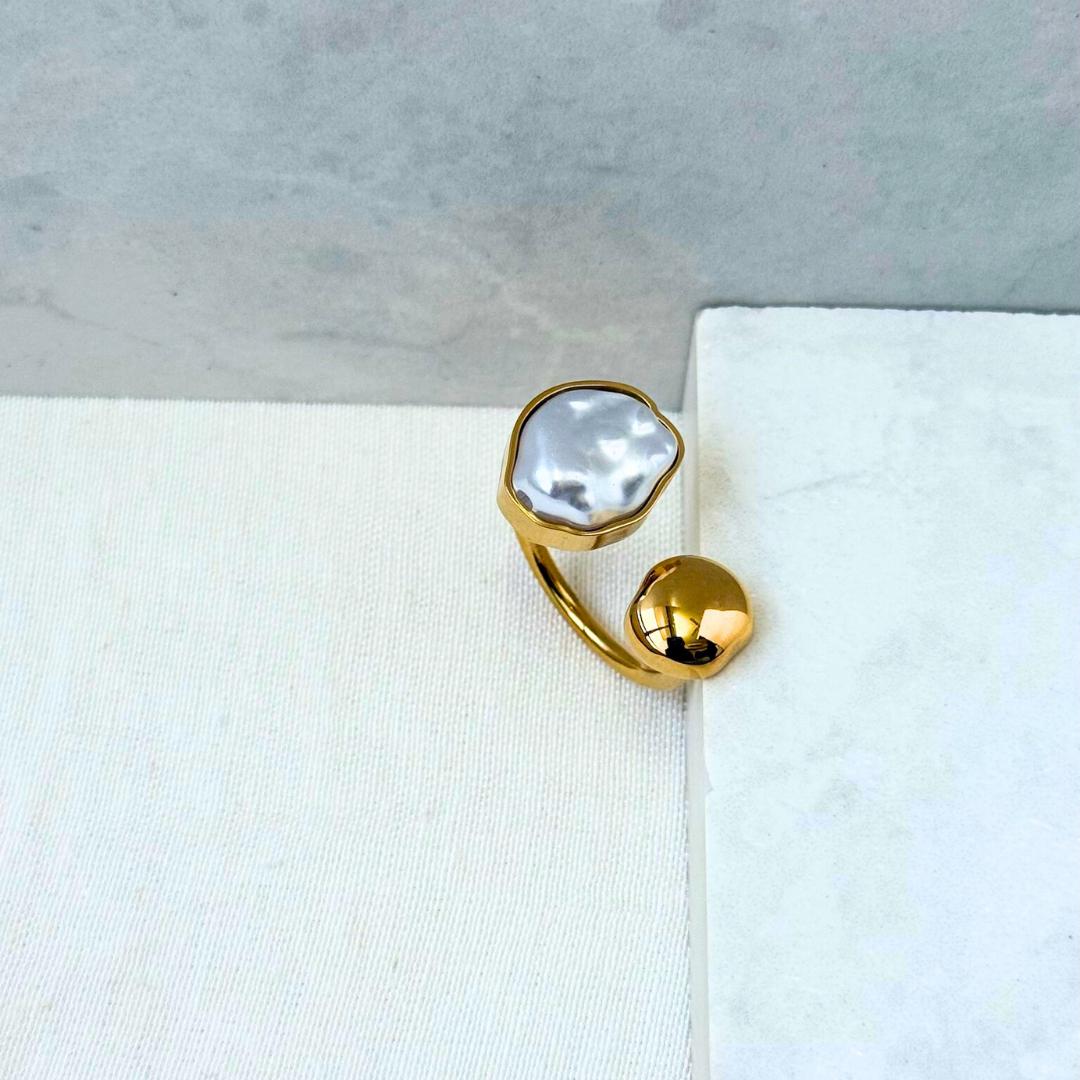Toi et Moi Pearl Ring