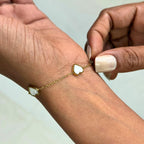 Heart Chain Bracelet