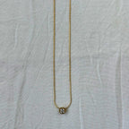 CZ Solitaire Pendant Necklace