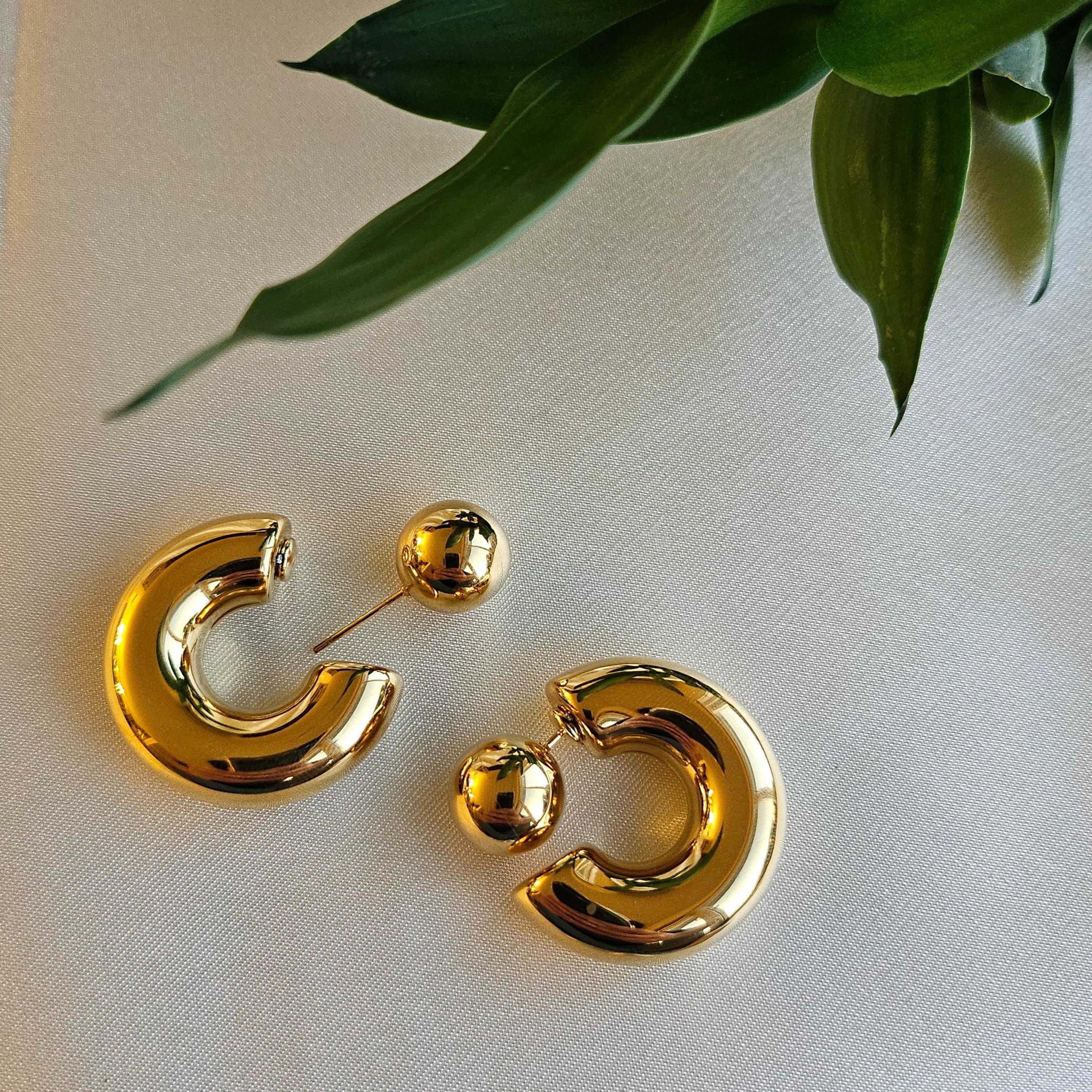 Sculpt Curve Hoop Earrings