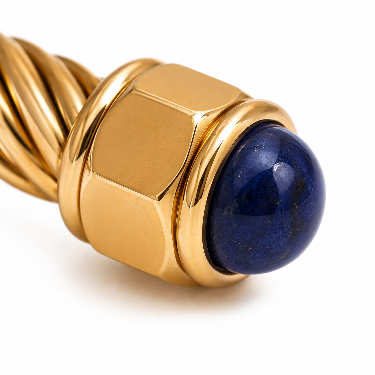 Blue Stone Cuff Bracelet