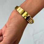 Chunky Spiral Twist Bangle