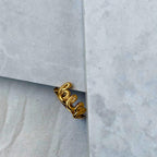 Gold Love Script Ring