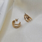 Sculptural Statement Hoop Earrings
